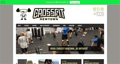 Desktop Screenshot of crossfitnewtown.com